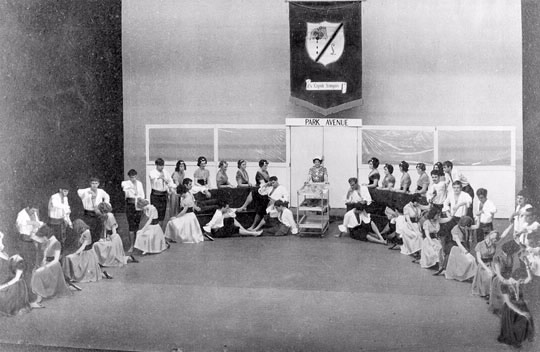 A scene from the Pirates of Barrack Street, a variety show staged by Perth branch in July 1964.