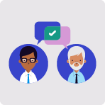 an employee and an employer confirming details