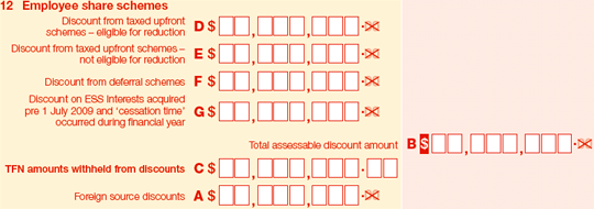 Question 12 image from tax return for individuals form.