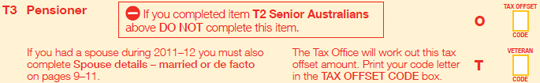 Question T3 image from the Tax return for individuals form.