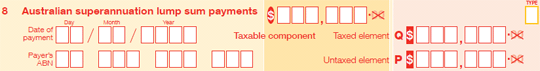 Question 8 image from Tax return for individuals form