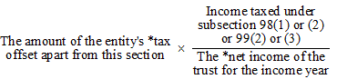Tax Offset