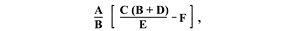 formula