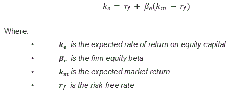 capital asset pricing model