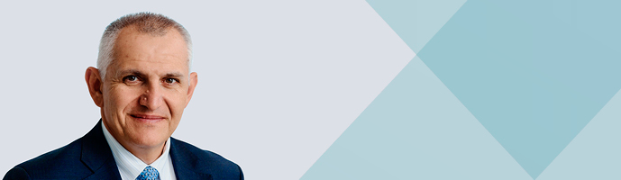 Photo of Ramez Katf with blue background
