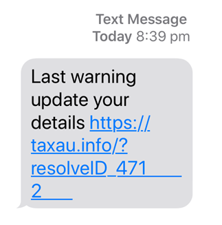 Last warning update your details https://taxau.info/?resolveID471