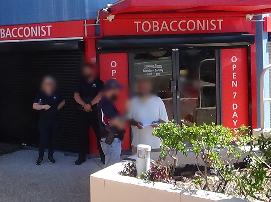 Tobacco arrest