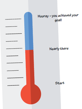 Savings thermometer