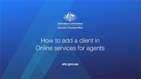 Adding a client is easy using Online services for agents. Watch this video for step-by-step instructions. 