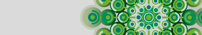 Image of green and white circles. There is no text.